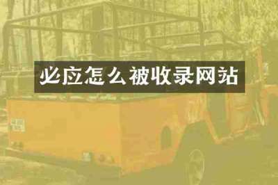 必应怎么被收录网站