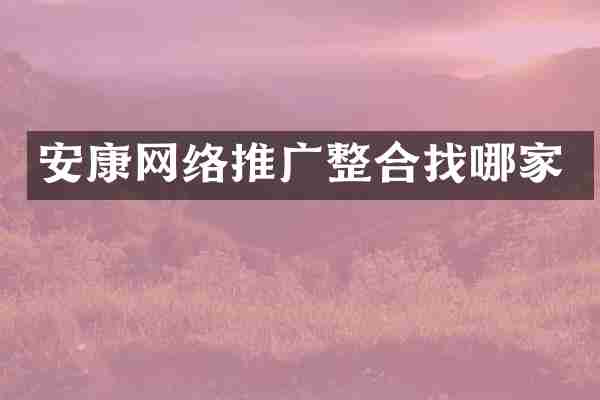 安康网络推广整合找哪家