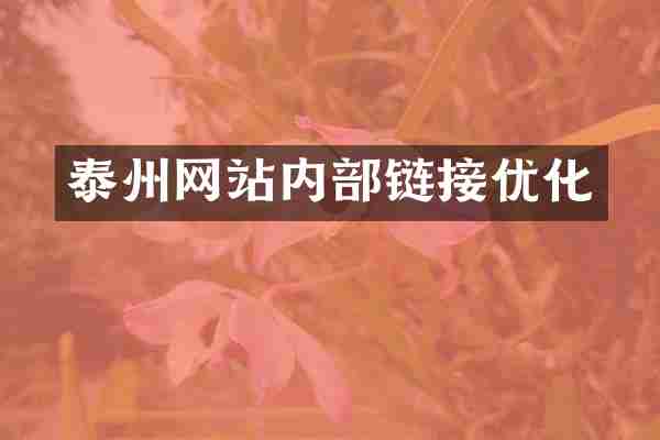 泰州网站内部链接优化