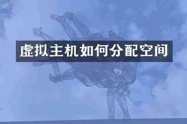 虚拟主机如何分配空间