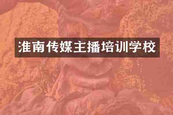 淮南传媒主播培训学校