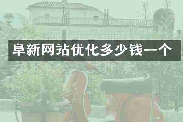 阜新网站优化多少钱一个