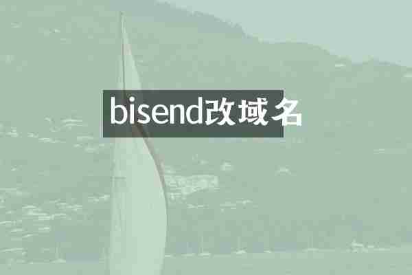 bisend改域名