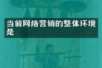 当前网络营销的整体环境是