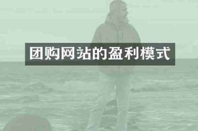 团购网站的盈利模式