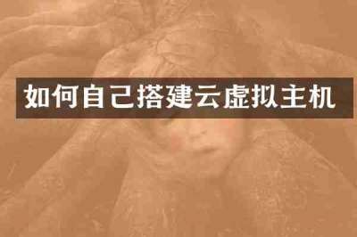 如何自己搭建云虚拟主机