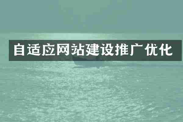 自适应网站建设推广优化