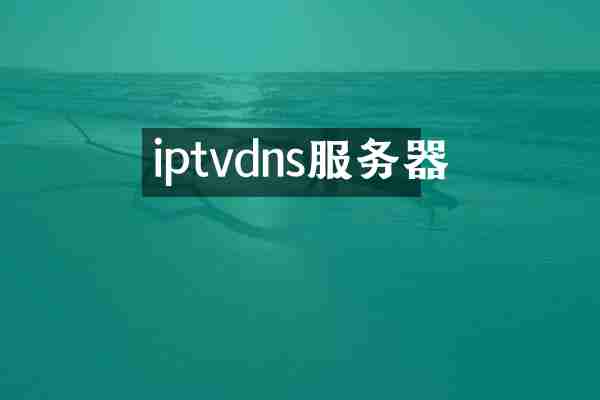 iptvdns服务器