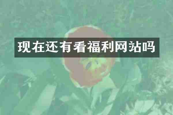 现在还有看福利网站吗