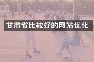 甘肃省比较好的网站优化