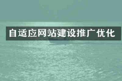 自适应网站建设推广优化
