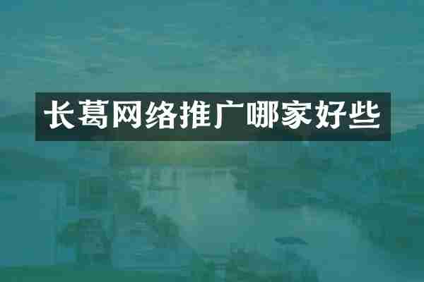长葛网络推广哪家好些