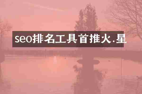 seo排名工具首推火.星