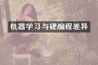 机器学习与硬编程差异
