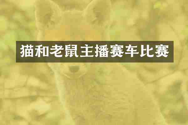 猫和老鼠主播赛车比赛