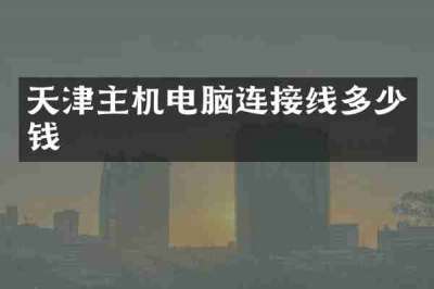天津主机电脑连接线多少钱