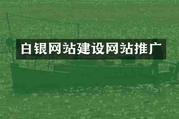 白银网站建设网站推广