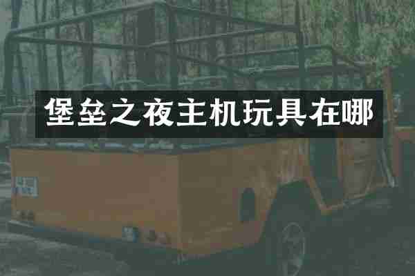 堡垒之夜主机玩具在哪
