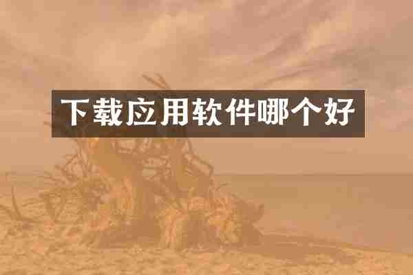 下载应用软件哪个好