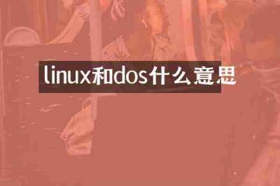 linux和dos什么意思