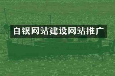 白银网站建设网站推广