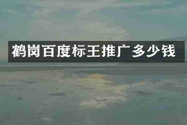 鹤岗百度标王推广多少钱