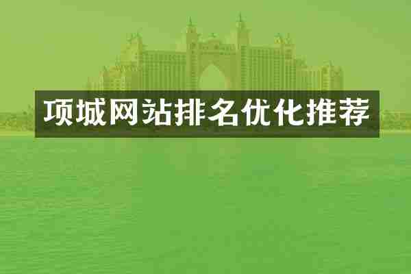 项城网站排名优化推荐