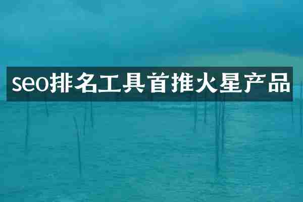 seo排名工具首推火星产品