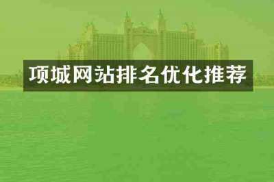 项城网站排名优化推荐