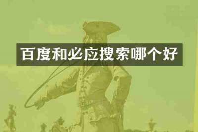 百度和必应搜索哪个好
