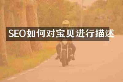 SEO如何对宝贝进行描述