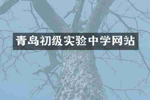 青岛初级实验中学网站