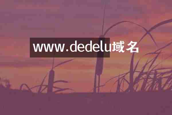 www.dedelu域名