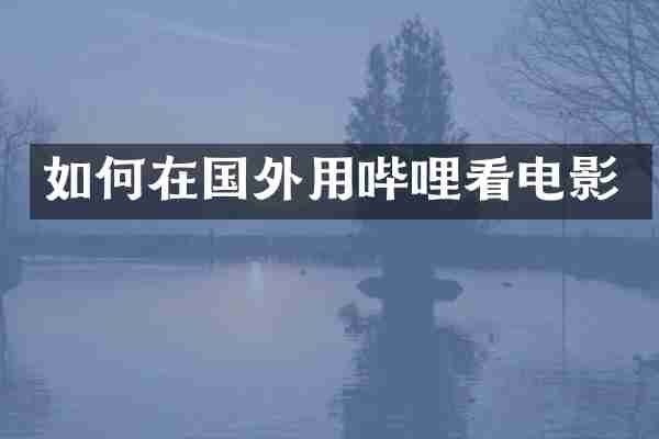 如何在国外用哔哩看电影