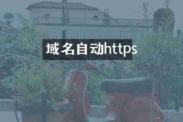 域名自动https