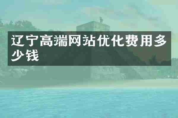 辽宁高端网站优化费用多少钱