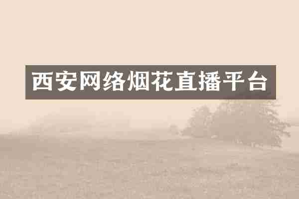 西安网络直播平台