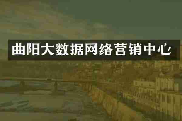 曲阳大数据网络营销中心