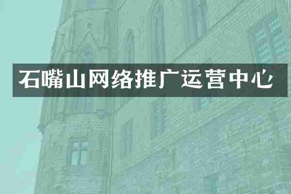 石嘴山网络推广运营中心