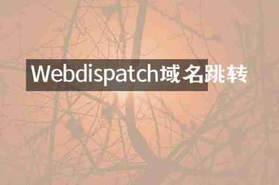 Webdispatch域名跳转