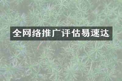 全网络推广评估易速达