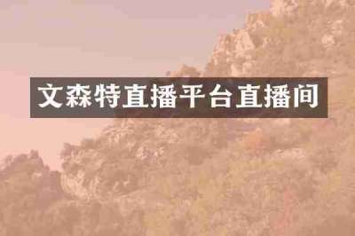 文森特直播平台直播间