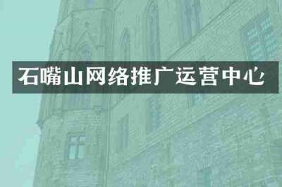 石嘴山网络推广运营中心