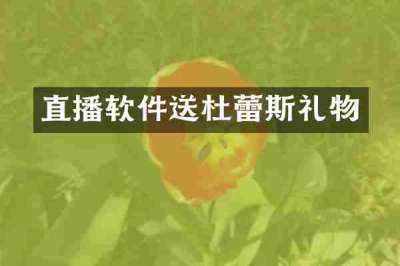 直播软件送杜蕾斯礼物
