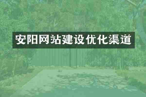 安阳网站建设优化渠道