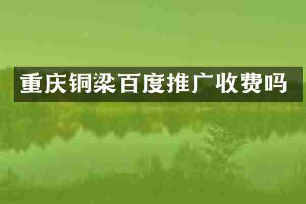 重庆铜梁百度推广收费吗
