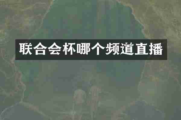 联合会杯哪个频道直播
