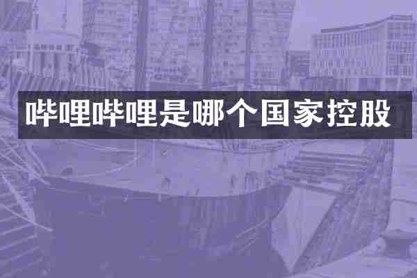 哔哩哔哩是哪个国家控股