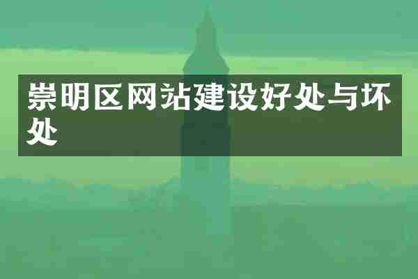 崇明区网站建设好处与坏处