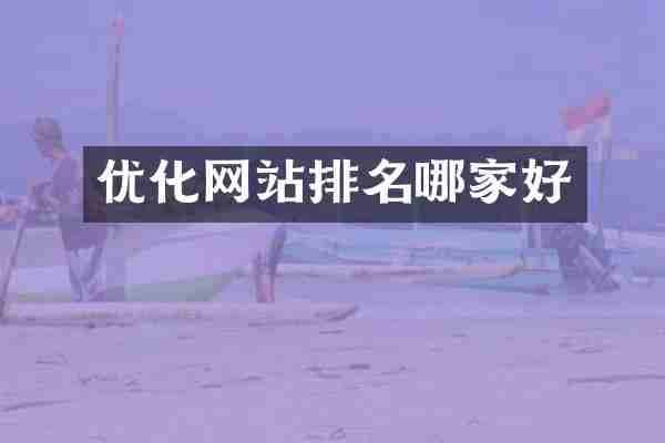 优化网站排名哪家好
